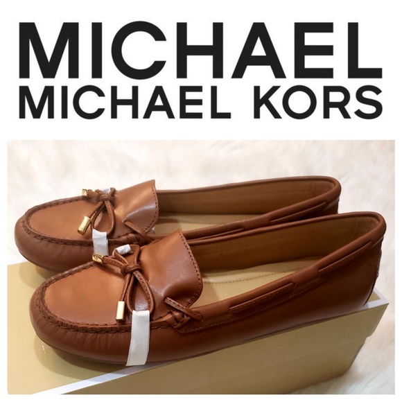Michael Kors Leather Moccasin Loafers - Picture 1 of 8